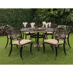 Ballygowan 6 Seat Set with Oval Table & Lazy Susan (Bronze)  - CLEARANCE - Flemings Department Store