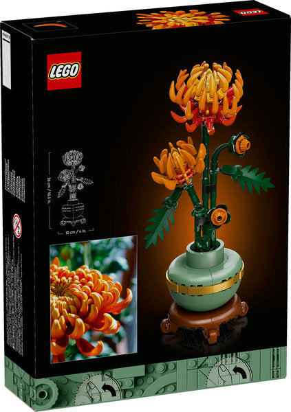 LEGO flower arrangement set packaging with LEGO logo and floral design.