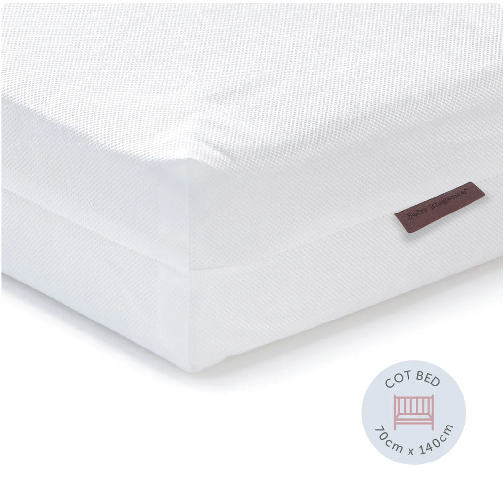 Baby Elegance Eco Fibre Cot Bed Mattress – 70 x 140 x 10cm