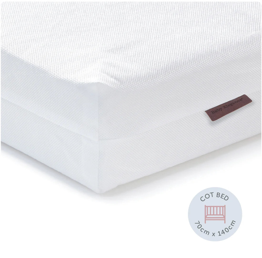 Baby Elegance Eco Fibre Cot Bed Mattress – 70 x 140 x 10cm