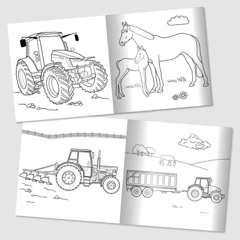 Tractor Ted Farm Fun Colouring Book | Tractors, Diggers & Animals