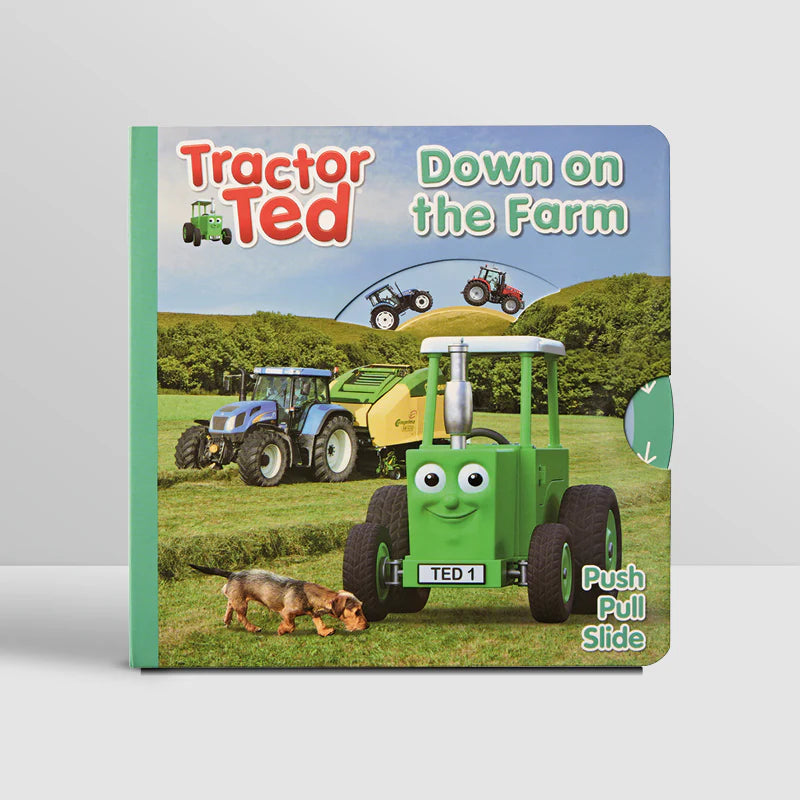 Down on the Farm (Tractor Ted) | Interactive Push-Pull-Slide Book