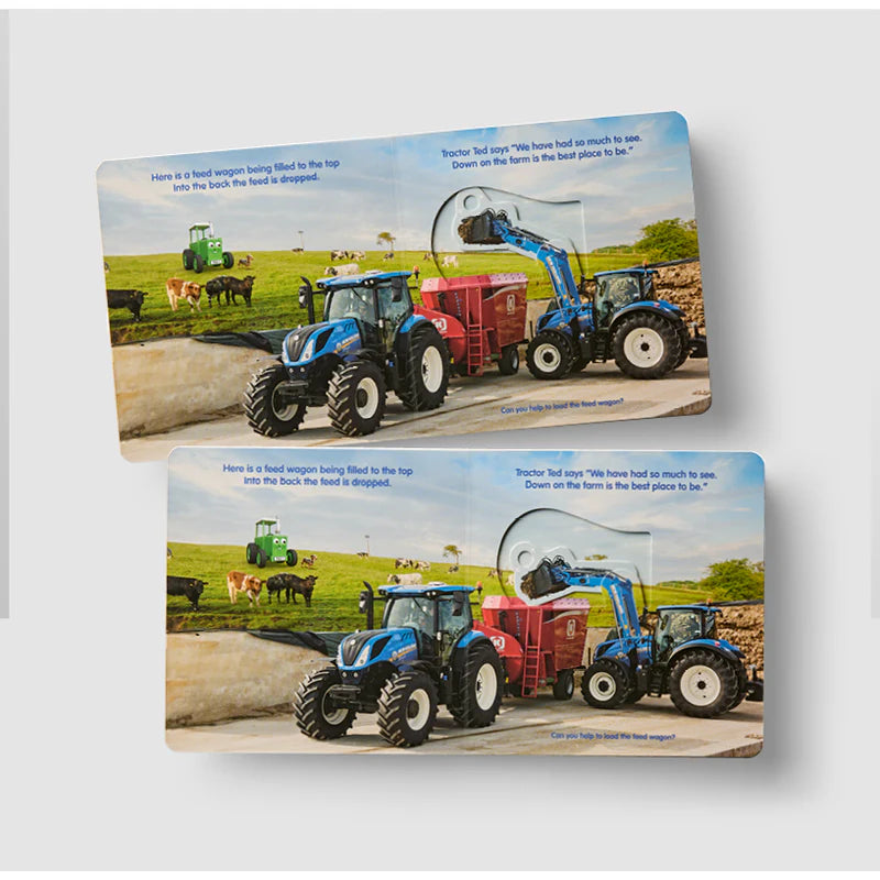 Down on the Farm (Tractor Ted) | Interactive Push-Pull-Slide Book