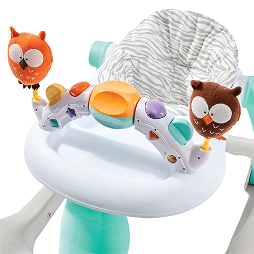 Babylo Owl Baby Walker with Lights & Sounds | Height Adjustable | 6m+