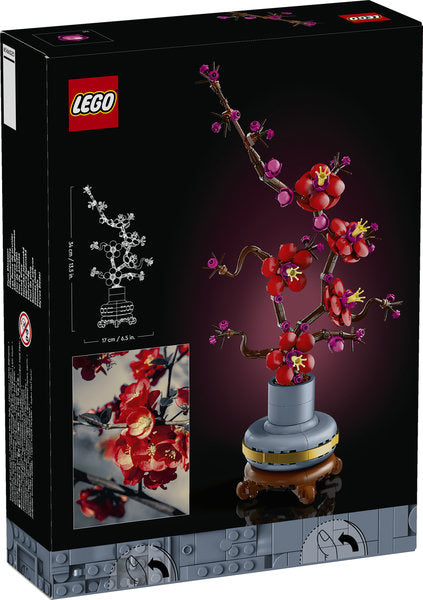LEGO set packaging with cherry blossom tree model and LEGO logo