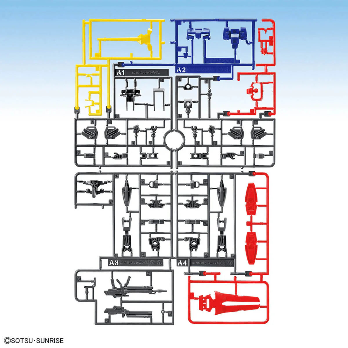 Gundam Model Kit Parts