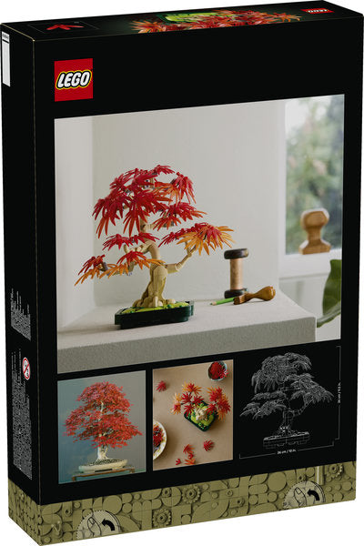 LEGO set packaging with a bonsai tree design