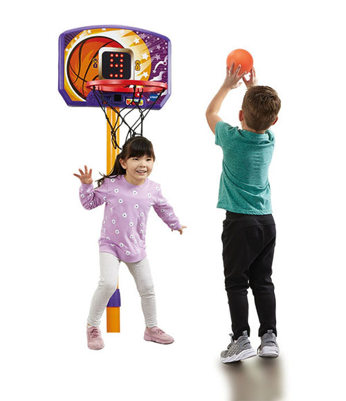 VTech Counting Hoops Basketball Stand | Interactive Kids Basketball Hoop