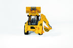 Bruder 1:16 scale JCB backhoe loader with swivel seat and stabilizer legs
