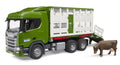 Bruder Scania Super R Cattle Transporter Truck with cow 1:16