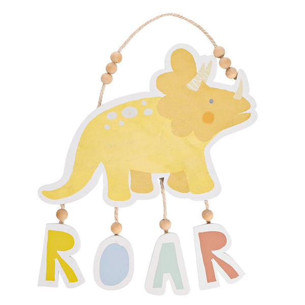 PETIT CHERI DINOSAUR PLAQUE - TRICERATOPS "ROAR" - Flemings Department Store