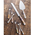 Aynsley Cottage Garden Pastry Set detail view