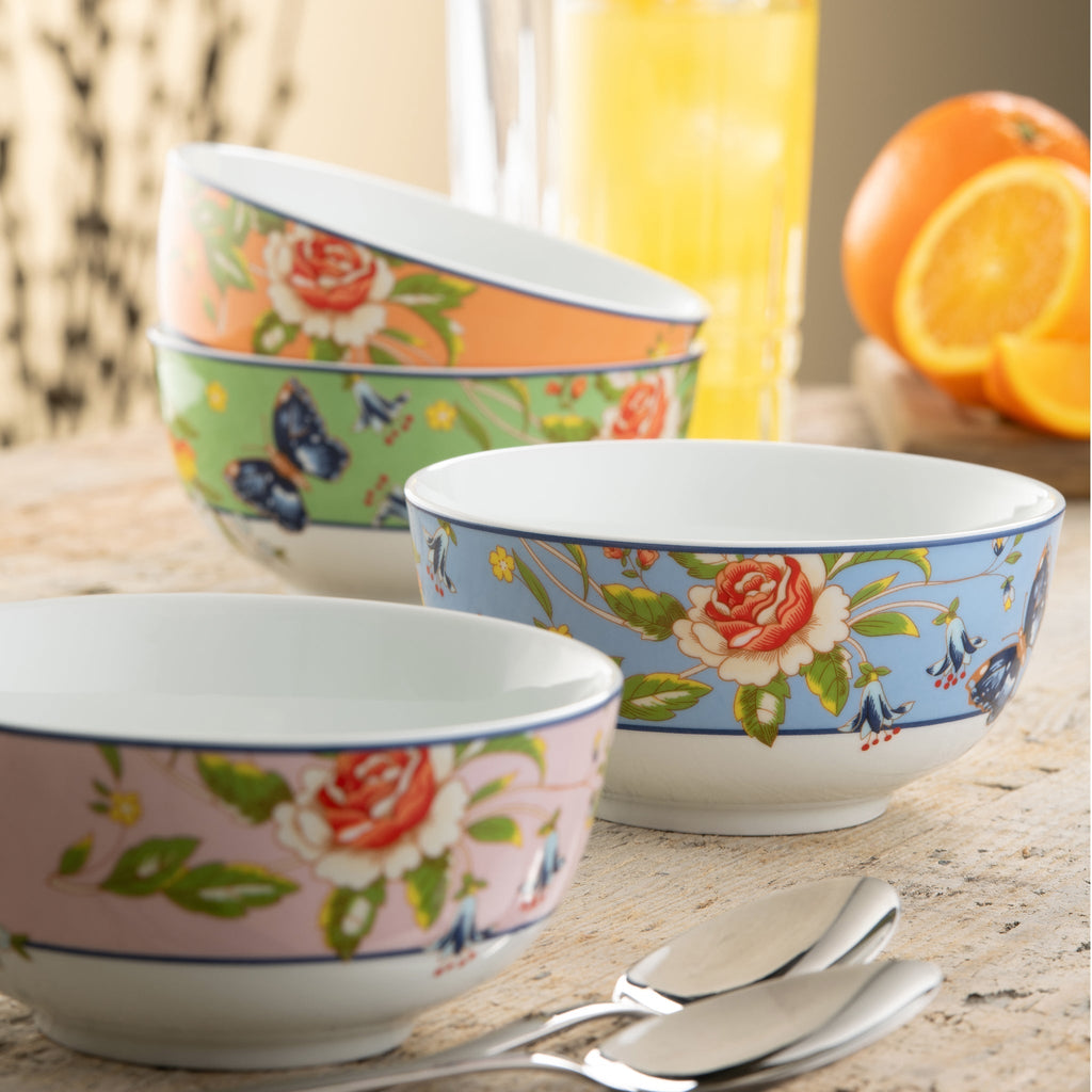 Aynsley Cottage Garden Cereal Bowls Set of 4 alternate view