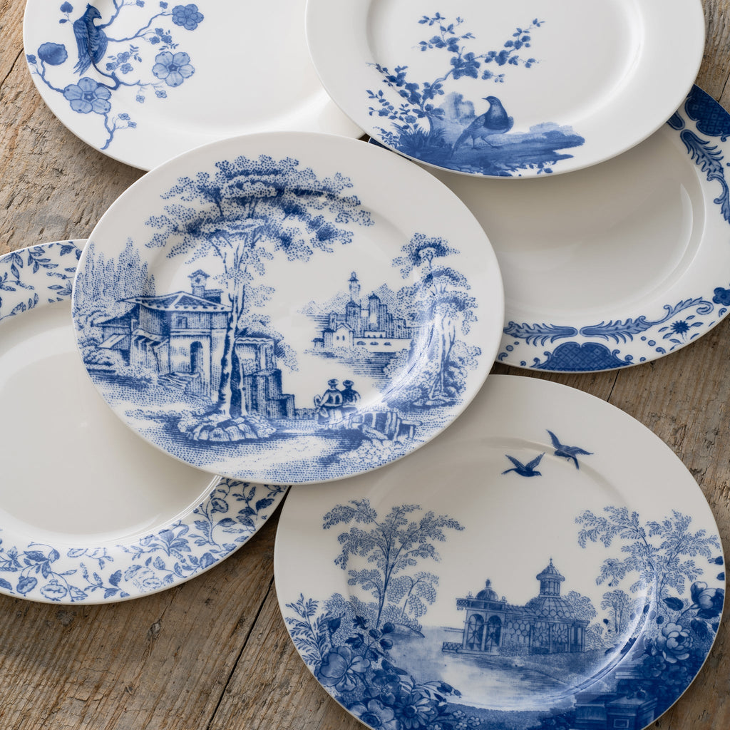 Aynsley Archive Blue Teaplates Set of 6 alternate view