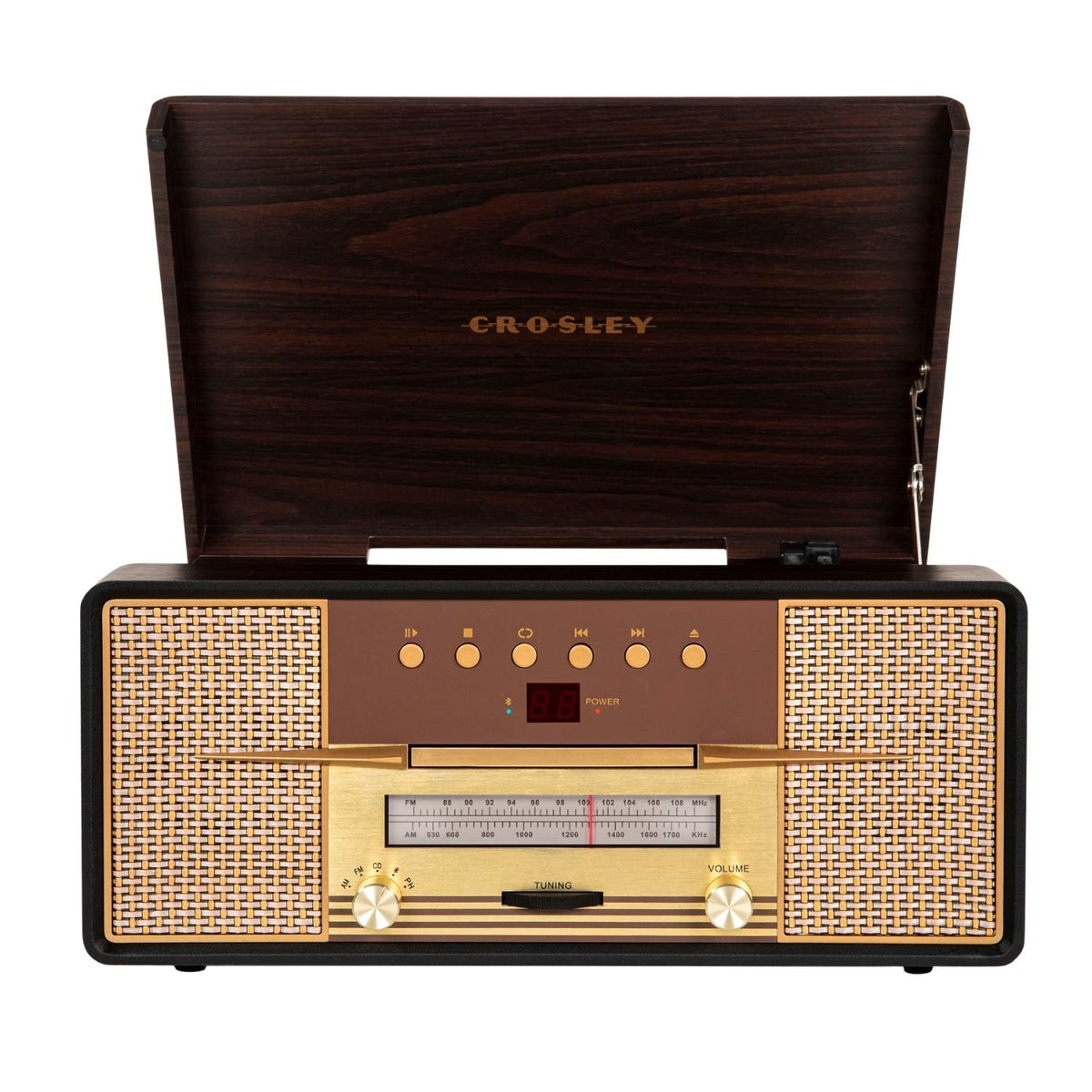 Crosley Rhapsody 7-in-1 Entertainment Centre with Record Player, CD & Radio – product image