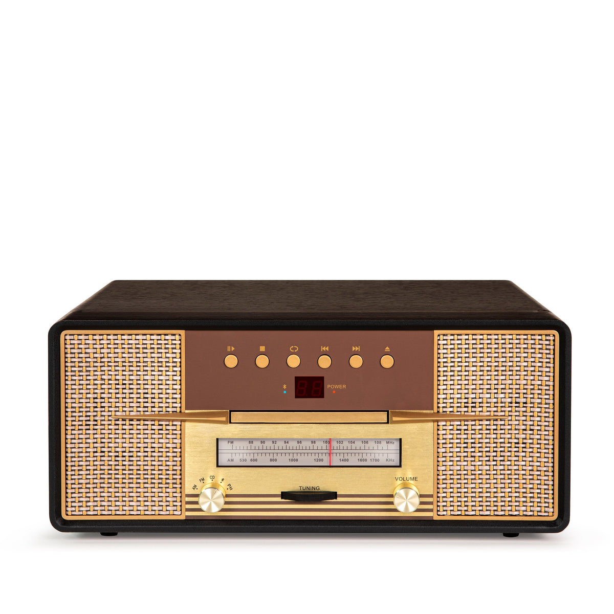 Crosley Rhapsody 7-in-1 Entertainment Centre with Record Player, CD & Radio – view 2