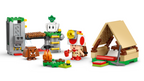 LEGO Super Mario Captain Toad’s Camp set (72040) with Captain Toad figure, tent with bonfire, collapsing bridge, treasure chest, Goomba, turnip, backpack and pickaxe accessories
