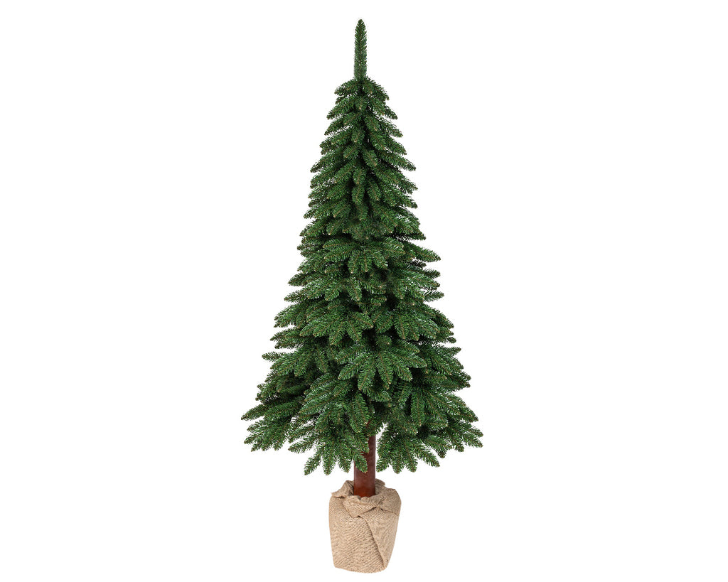 Eco‑friendly Tora Pine artificial Christmas tree (6-8 ft), FSC-certified green foliage with realistic pine styling