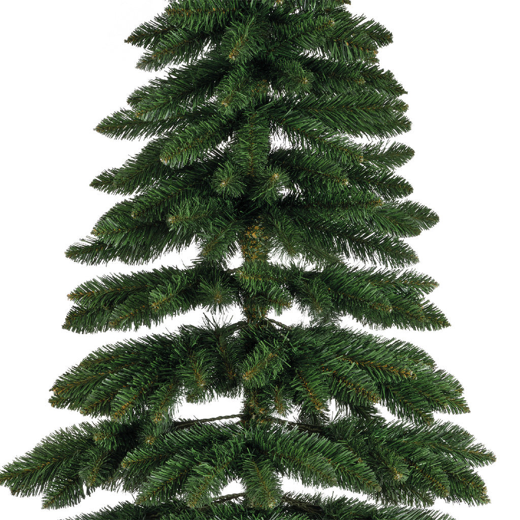 Eco‑friendly Tora Pine artificial Christmas tree (6-8 ft), FSC-certified green foliage with realistic pine styling
