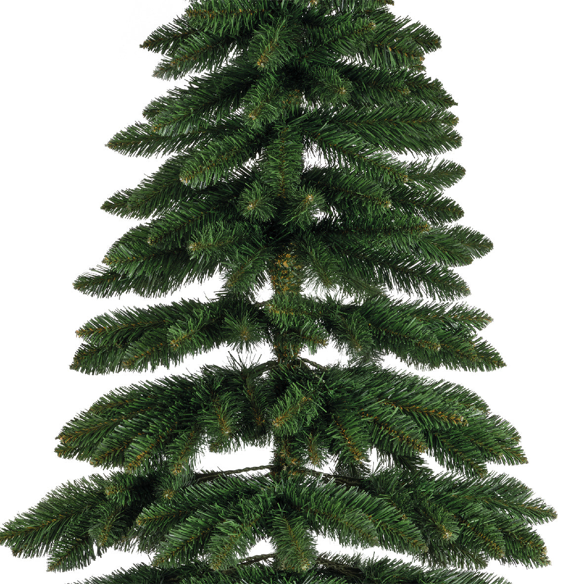 Eco‑friendly Tora Pine artificial Christmas tree (6-8 ft), FSC-certified green foliage with realistic pine styling