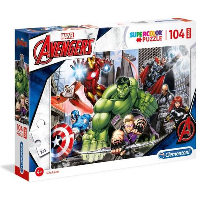 Clementoni Supercolor Avengers “Ready to Fight” Puzzle – 104 Piece