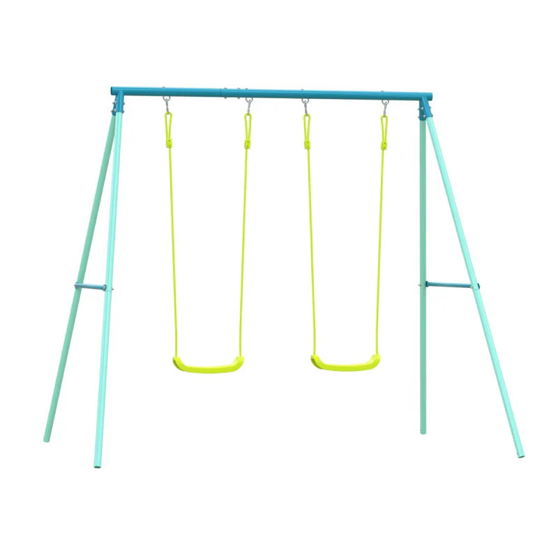 Double Metal Swing Set for Kids (3+) | TP | Ground Anchors