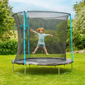 8ft Trampoline with Enclosure | TP Up Zip-Free Igloo Door