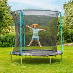 8ft Trampoline with Enclosure | TP Up Zip-Free Igloo Door