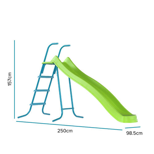 2.2m Wavy Garden Slide with Steps | TP 8ft Ripple Slide