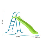 2.2m Wavy Garden Slide with Steps | TP 8ft Ripple Slide