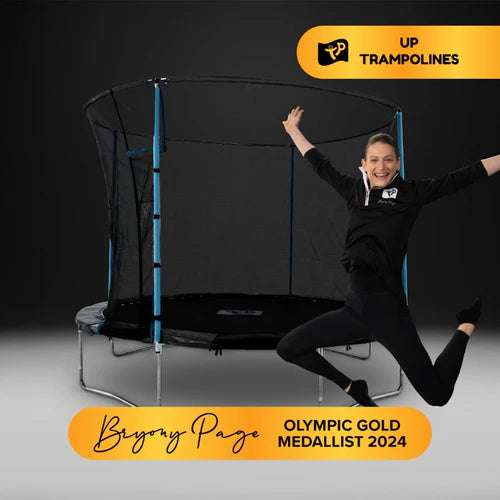 8ft Trampoline with Enclosure | TP Up Zip-Free Igloo Door
