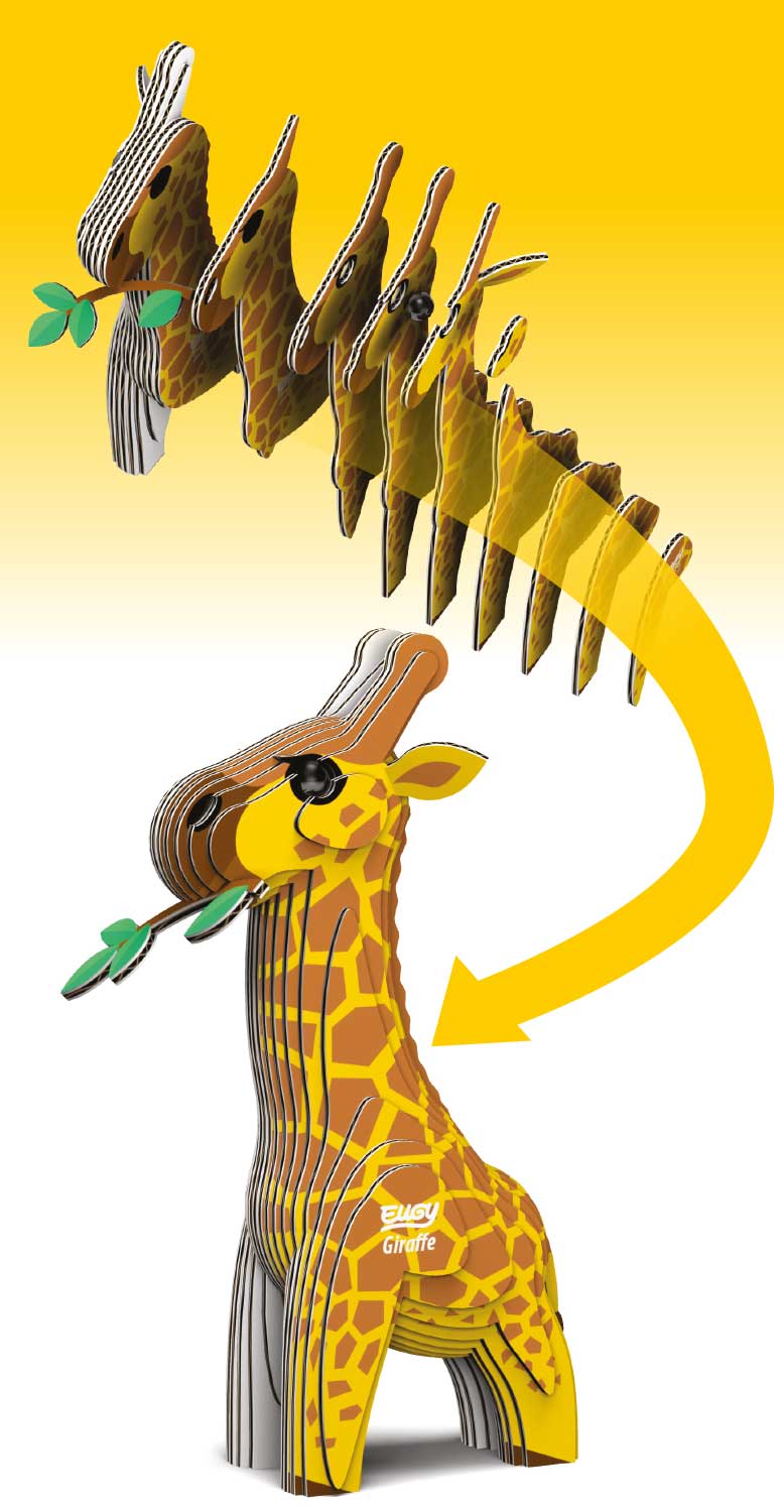 EUGY Giraffe 3D Puzzle