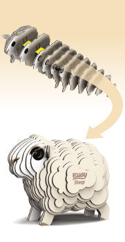 EUGY Sheep 3D Puzzle