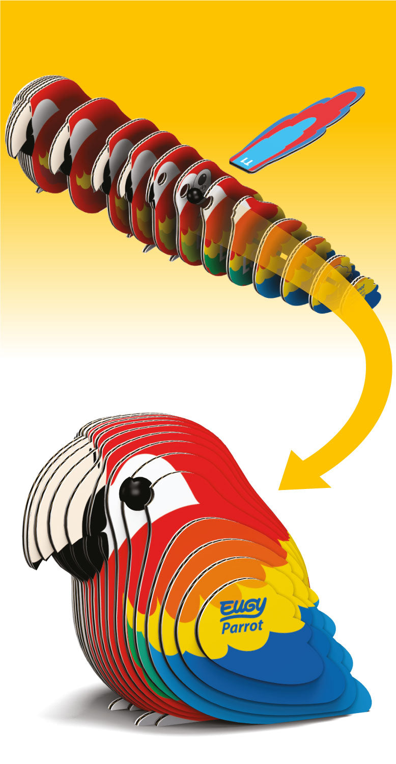EUGY Parrot 3D Puzzle