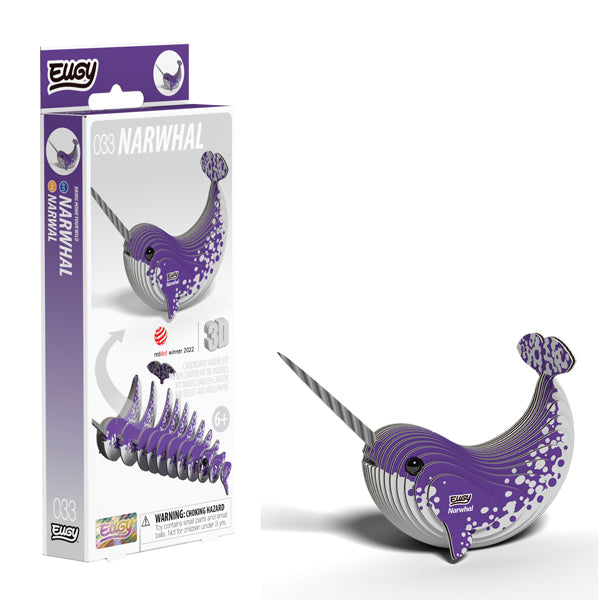 EUGY Narwhal 3D Puzzle