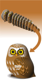 EUGY Owl 3D Puzzle