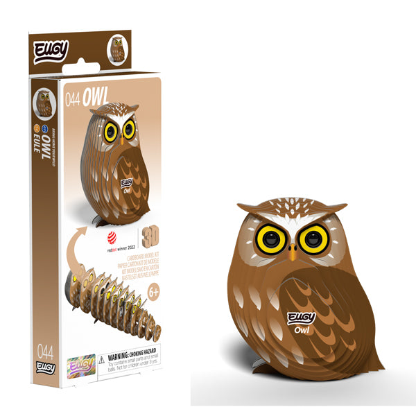 EUGY Owl 3D Puzzle