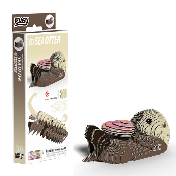 EUGY Sea Otter 3D Puzzle