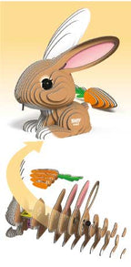EUGY Rabbit 3D Puzzle