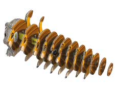 EUGY Lion 3D Puzzle