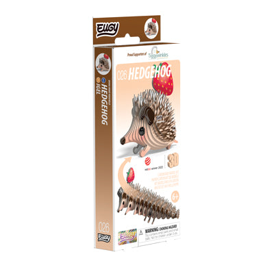 EUGY Hedgehog 3D puzzle eco-friendly animal craft kit
