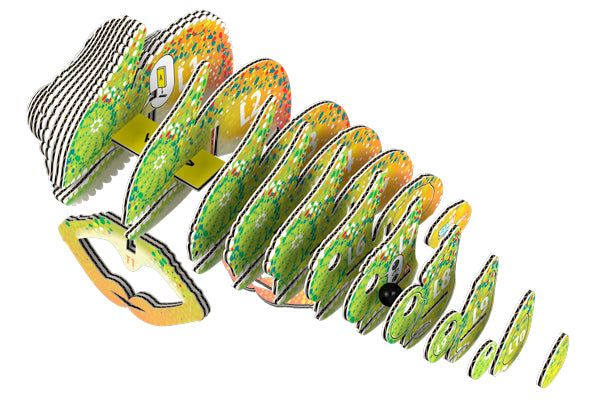EUGY Chameleon 3D Puzzle