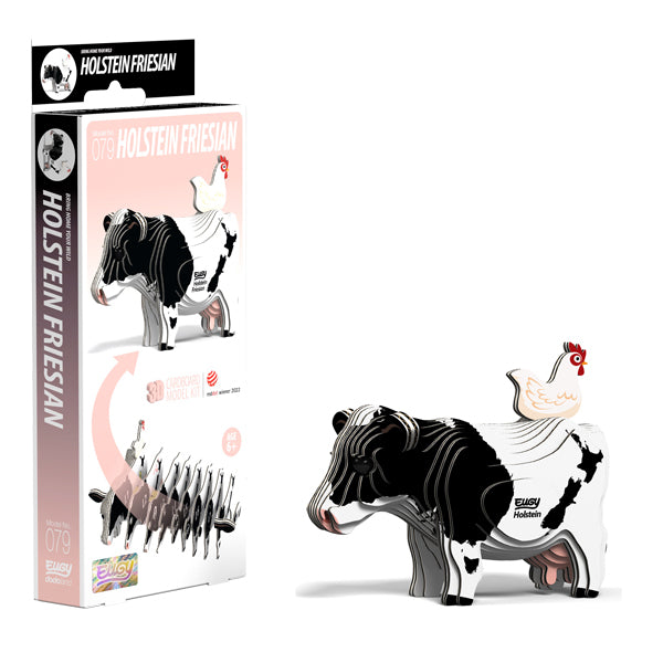 EUGY Holstein Friesian Cow 3D Puzzle