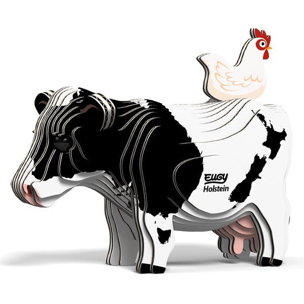 EUGY Holstein Friesian Cow 3D Puzzle