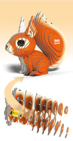 EUGY Squirrel 3D Puzzle