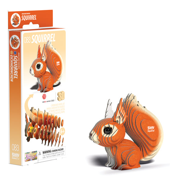 EUGY Squirrel 3D Puzzle
