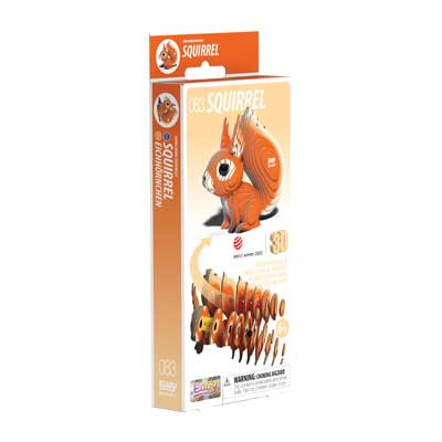 EUGY Squirrel 3D Puzzle