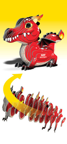 EUGY Red Dragon 3D Puzzle