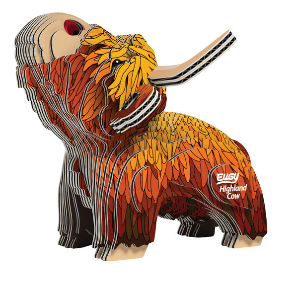 EUGY Highland Cow 3D Puzzle