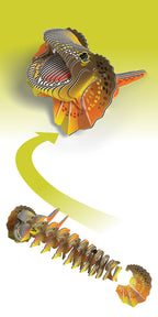EUGY Frilled Lizard 3D Puzzle